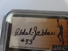 Load image into Gallery viewer, 2020-P Basketball Hall of Fame Kareem Abdul-Jabbar Signed Silver NGC PR70