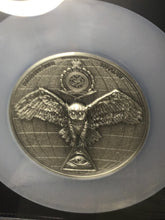 Load image into Gallery viewer, 2022 Niue $10 5-oz Silver Eye of Providence Ultra High Relief Gilt Antiqued Coin NGC MS70 First Day of Issue
