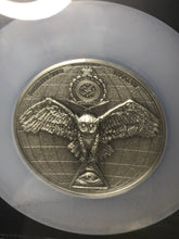 Load image into Gallery viewer, 2022 Niue $10 5-oz Silver Eye of Providence Ultra High Relief Gilt Antiqued Coin NGC MS70 First Day of Issue