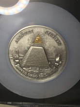 Load image into Gallery viewer, 2022 Niue $10 5-oz Silver Eye of Providence Ultra High Relief Gilt Antiqued Coin NGC MS70 First Day of Issue