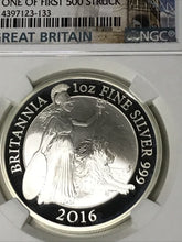 Load image into Gallery viewer, 2016 2 Pound BRITANNIA PF70 Ultra Cameo - ONE OF First 500 Struck