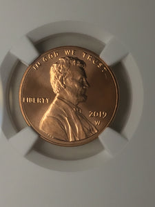 2019 W Lincoln Cent NGC MS70RD First Release Rare live Mercanti Signed West Point Mint