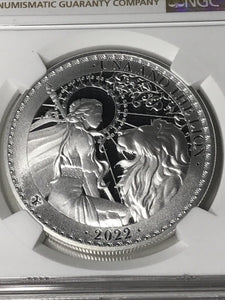 2022 Saint Helena Una and The Lion Silver Proof NGC PF70