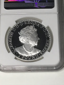 2022 Saint Helena Una and The Lion Silver Proof NGC PF70