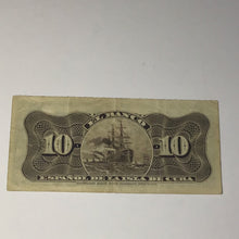 Load image into Gallery viewer, 1897 Cuba bank note 10 Diez Centavos