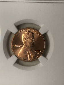 2019 W Lincoln Cent NGC MS70RD First Release Rare live Mercanti Signed West Point Mint