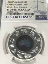 Load image into Gallery viewer, 2020 Australia Great Southern Land Opal 1oz Silver Proof NGC PF70 First Release