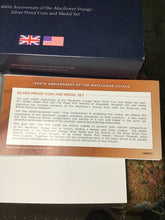 Load image into Gallery viewer, 2020 Mayflower Voyage Silver 2 Coin set NGC PF70 First Release Chris Costello Signed