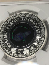 Load image into Gallery viewer, 2021 Australia OPAL LUNAR Year the Mouse 1 oz Silver Proof NGC PF70 First Release