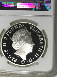 2016 2 Pound BRITANNIA PF70 Ultra Cameo - ONE OF First 500 Struck