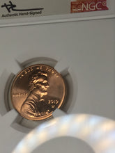 Load image into Gallery viewer, 2019 W Lincoln Cent NGC MS70RD First Release Rare live Mercanti Signed West Point Mint