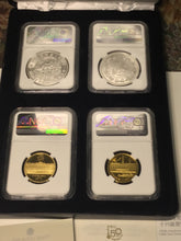 Load image into Gallery viewer, 1871-2021 United Kingdom/Japan Gold &amp; Silver 150th Anniversary of Osaka Mint 4-pc Proof Set NGC PF70