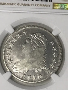 1810 Capped Bust Half Dollar, NGC XF
